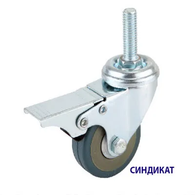 SND-B1905-м10-D65 Колесо поворотное с тормозом